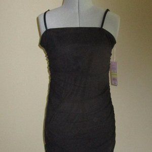 Shirred Bodycon Midi Dress